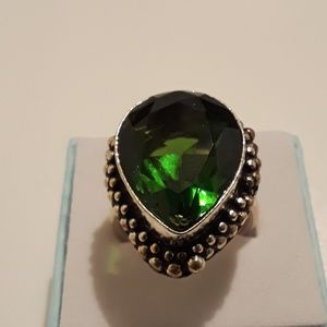 Jewelry - Peridot gemstone pear-shaped ring size 8 Jewelry - Peridot gemstone pear-shaped ring size 8